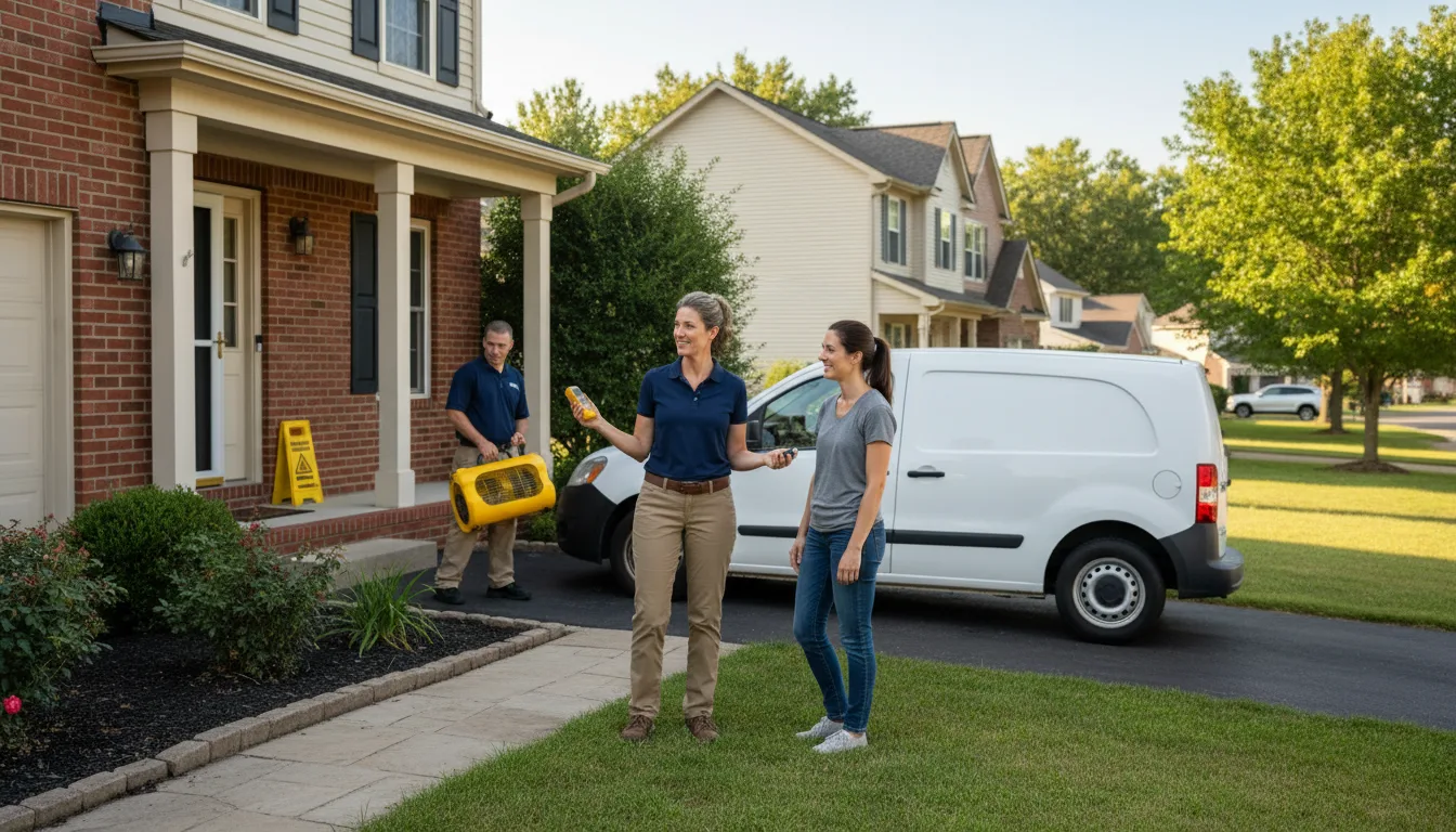 Water restoration image for Water Damage & Restoration Services in Moores Hill, IN